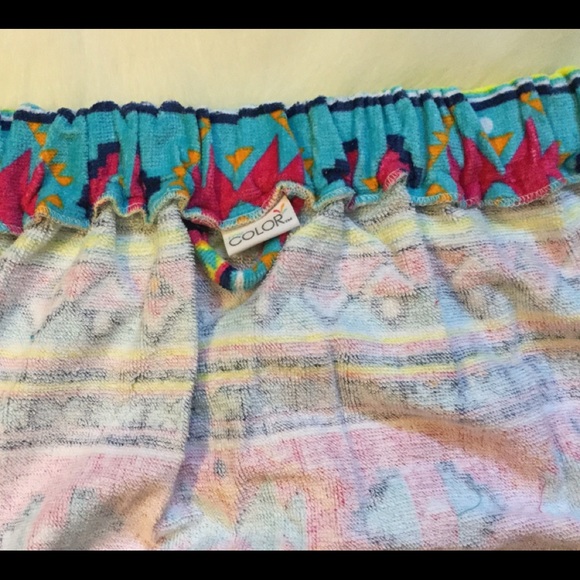 🎉FINAL🎉BEAUTIFUL Aztec Print Spa Wrap NWT - Picture 6 of 8
